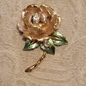 R.J. Graziano Vintage "England's Rose" Princess Diana Memorial Brooch 1997